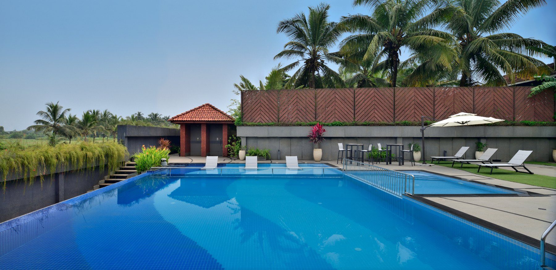 The pool at Citadines Arpora Nagoa